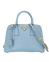Small Promenade Tote, &pound;895, Handbags, Blue, Leather, Front view
